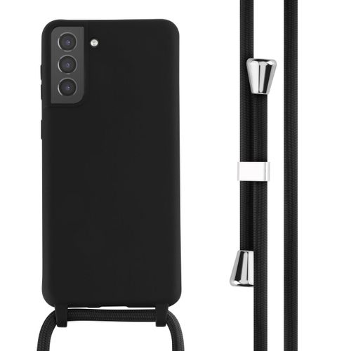 Imoshion ¿Coque En Silicone Avec Cordon Samsung Galaxy S21 Plus Noir