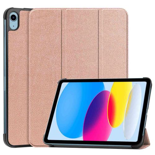 imoshion Coque tablette Trifold iPad 11 (2025) 11 pouces A16 / iPad 10 (2022) 10.9 pouces Rose Doré