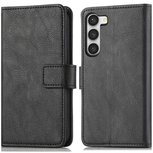 imoshion Étui de télephone portefeuille de luxe Samsung Galaxy S23 Plus Noir