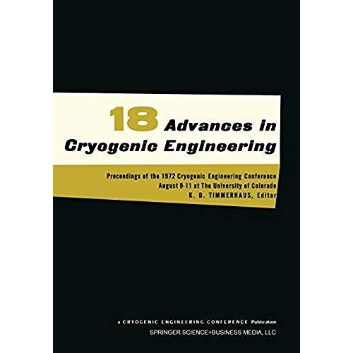 Advances In Cryogenic Engineering