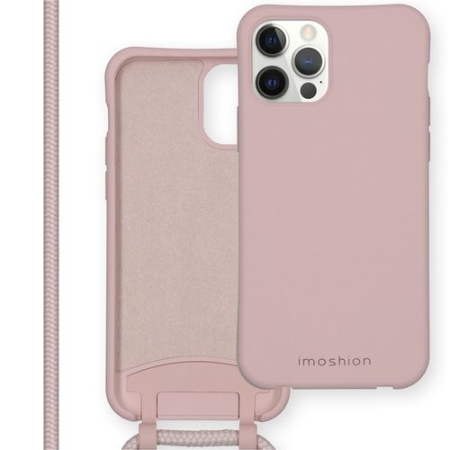imoshion Coque de couleur avec cordon amovible iPhone 12 Pro Max Rose