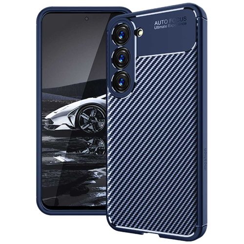 Imoshion Coque Silicone Carbon Samsung Galaxy S23 Plus Bleu