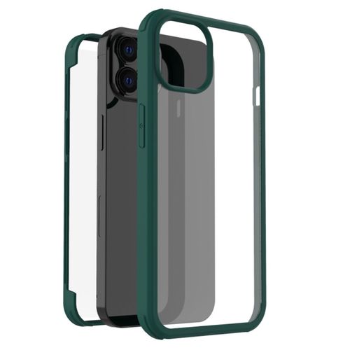 Accezz Coque de protection intégrale à 360° iPhone 14 Pro Vert