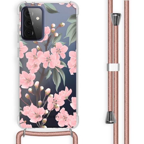 imoshion Coque Design avec cordon Samsung Galaxy A72 Cherry Blossom
