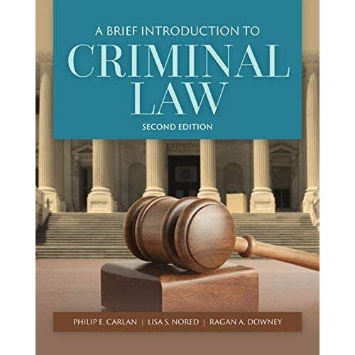 A Brief Introduction To Criminal Law