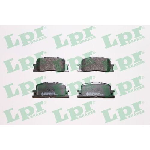Jeu De 4 Plaquettes De Freins À Disques Arrières - Toyota Camry A Trois Volumes (_V3_) 3.0 (Mcv30_, Mcv30r) 08/2001>11/2006
