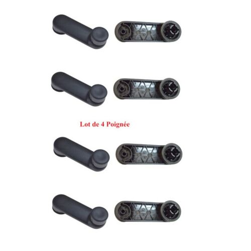 Quatre Manivelles De Lèves Vitres Manuels - Opel Vivaro A Camion Plate-Forme\Châssis (X83) 1.9 Di 08/2001>07/2014