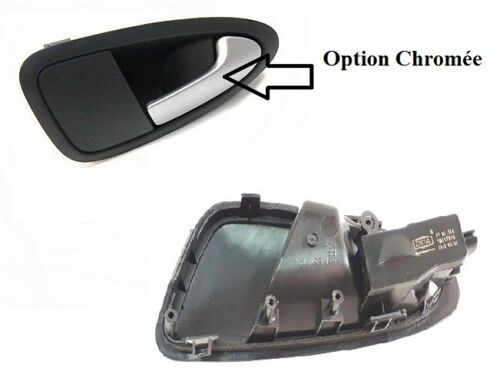 Poignée De Porte Intérieure Droite Chromée - Seat Ibiza 1.4 Tdi 80 À Part. 03/2008