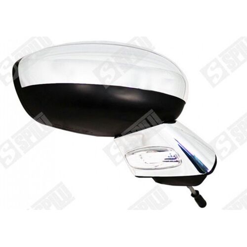 Rétroviseur Droit Electrique À Peindre Sonde De Température Avec Clignotant Base Chromée - Citroen C3 1.4 Hdi 68 11/2009-06/2016