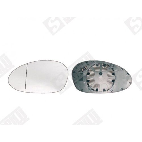 Glace De Rétroviseur Côté Chauffeur Bleue Avec Dégivrage - Bmw Serie 1 118i 09/2006-12/2011