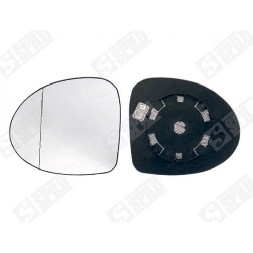 Glace De Rétroviseur Avec Support Côté Passager Avec Dégivrage - Renault Twingo 1.5 Dci 84 03/2007-03/2010