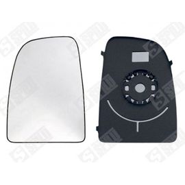 Glace De Rétroviseur Avec Support Côté Chauffeur - Fiat Ducato 2.3 Jtd 110 À Part. 07/2006