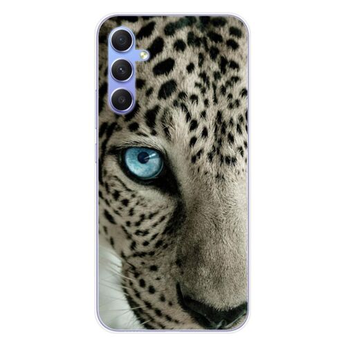 Coque En Silicone - Compatible Samsung Galaxy A34 5g - Design Oeil De Leopard