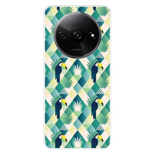 Coque En Silicone - Compatible Xiaomi Redmi A3 4g - Design Toucan Losange