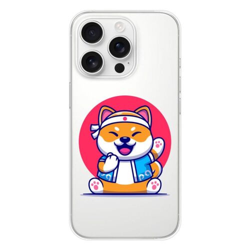 Coque En Silicone - Compatible Apple Iphone 16 Pro - Design Shiba Ninja