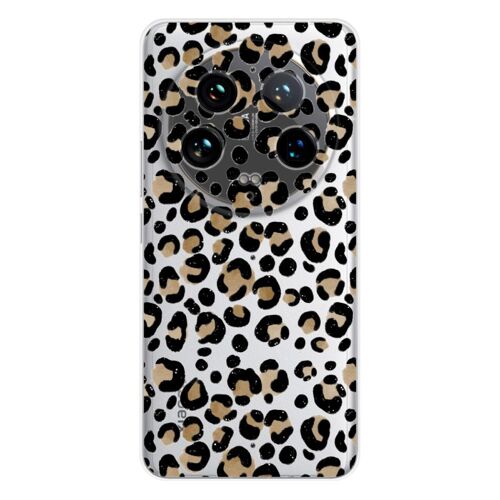 Coque En Silicone - Compatible Xiaomi 14 Ultra - Design Leopard