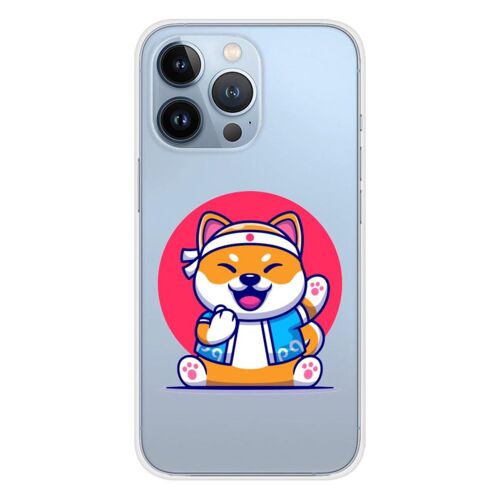 Coque En Silicone - Compatible Apple Iphone 13 Pro - Design Shiba Ninja