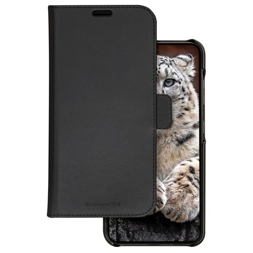 dbramante1928 Étui de téléphone portefeuille Lynge Samsung Galaxy S24 Plus Black