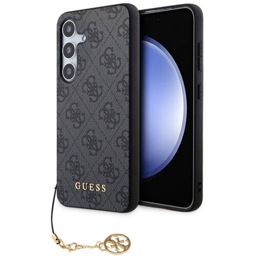 Guess Coque Arrière 4g Classic Logo Charm Samsung Galaxy S24 Plus Noir