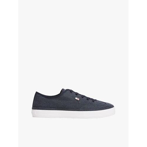 Baskets En Toile Drapeau Enmail Washed Canvas Vulc Sneaker/space Blue