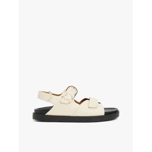 Sandales En Cuir Semelle Crantée Leather Sporty Sandal/muslin