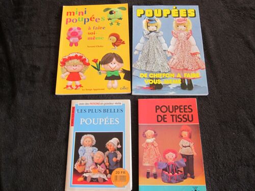 Lot De 4 Livres Pour Creer Des Poupées En Chiffons