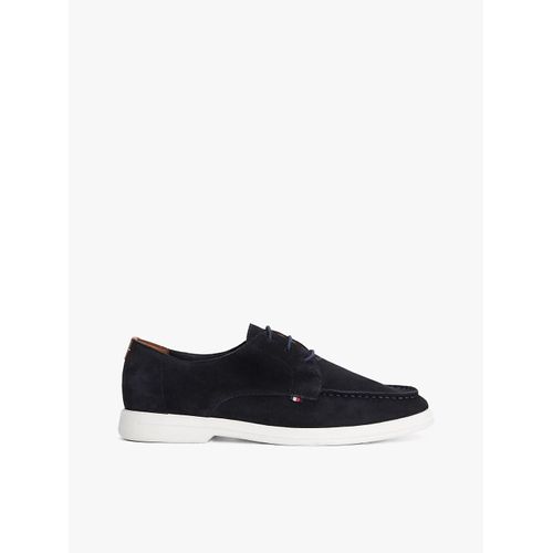 Derbies En Daim Bout Mocassin Tommy Hilfiger Suede Moc T Derby/navy Blue