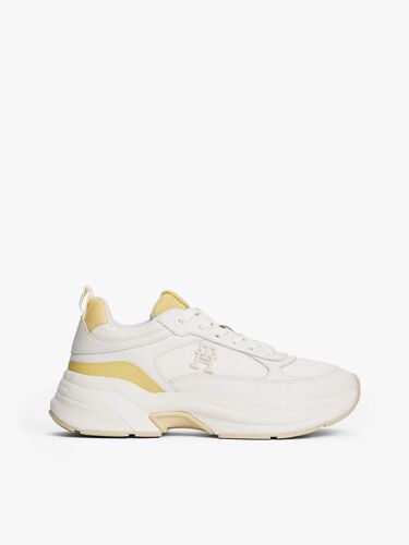 Baskets Chunky En Cuir Multitexture Th Chunky Runner/off White