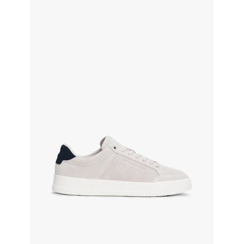 Baskets En Daim Semellepaisse Th Court Summer Suede/grey Whisper