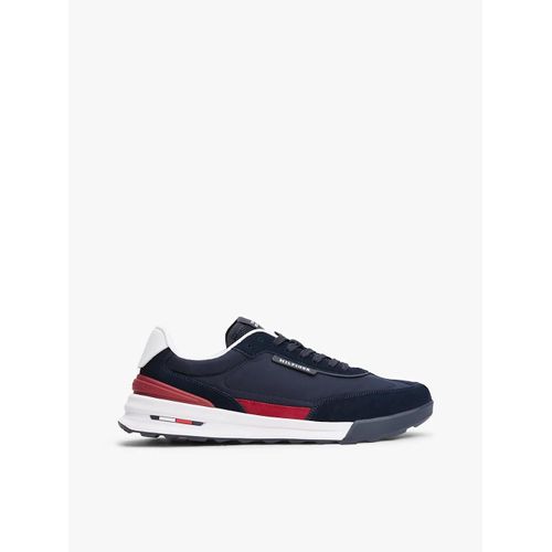 Baskets Rétro En Daim Mélangé Retro Runner Nylon Mix/navy Blue