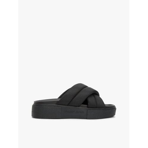 Tommy Jeans Flatform Sandal Colour Noir