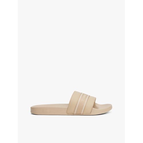 Claquettes Brides Logo En Toile Hilfiger Poolside With Webbing/horseradish