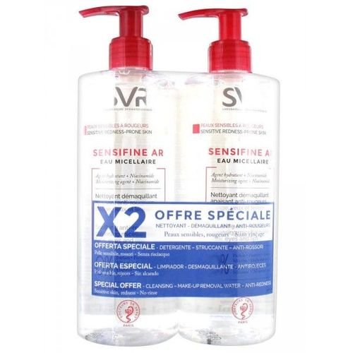 Duo Sensifine Ar Eau Micellaire 2x400ml Svr 