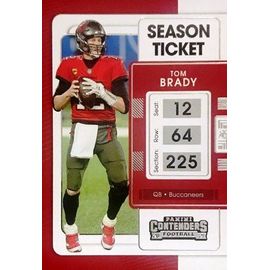 91 Tom Brady Tampa Bay Buccaneers - Panini Contenders Season Ticket Football Us Nfl 2021