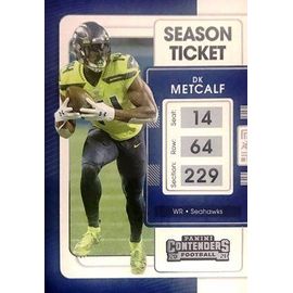 86 Dk Metcalf Seattle Seahawks - Panini Contenders Season Ticket Football Us Nfl 2021