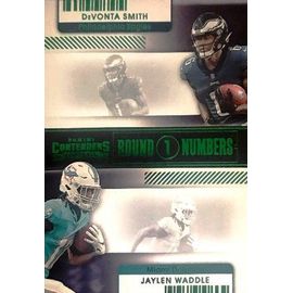 Rn-Dsm Devonta Smith / Jaylen Waddle Round Numbers - Panini Contenders Football Us Nfl 2021
