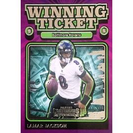 Wt-Lja Lamar Jackson Baltimore Ravens - Panini Contenders Winning Football Us Nfl 2021