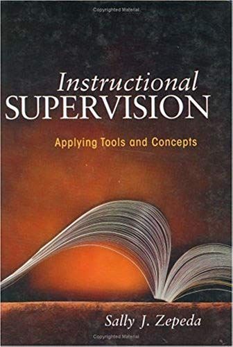 Instructional Supervision: Applying Tools And Concepts