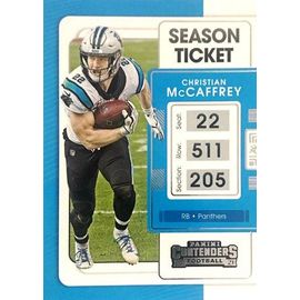 15 Christian Mccaffrey Carolina Panthers - Panini Contenders Season Ticket Football Us Nfl 2021