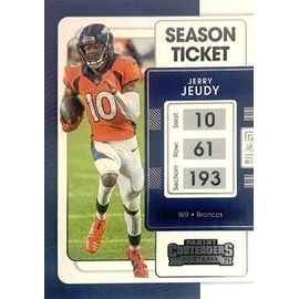29 Jerry Jeudy Denver Broncos - Panini Contenders Season Ticket Football Us Nfl 2021