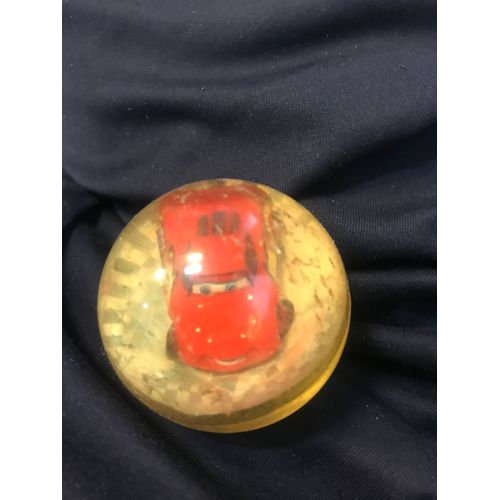 Balle Rebondissante Cars - Disney - Plastique - 4,5 Cm