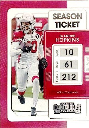 2 Deandre Hopkins Arizona Cardinals - Panini Contenders Season Ticket Football Us Nfl 2021
