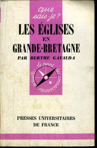 Que Sais-Je? N° 837 Les Églises En Grande-Bretagne