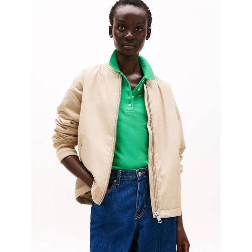 Bomber Matelassé Déperlant Casual Nylon Bomber Jacket/Sandalwood - Xl