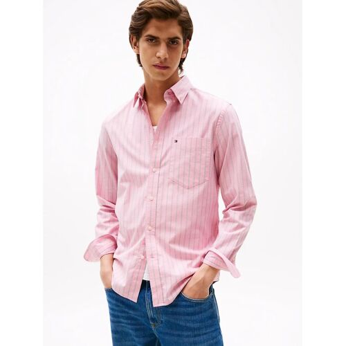 Chemise Oxford Coupe Standard À Rayures Lt Oxford Lined Stripe Rf Shirt/Rose Petal / Stripe - Xxxl