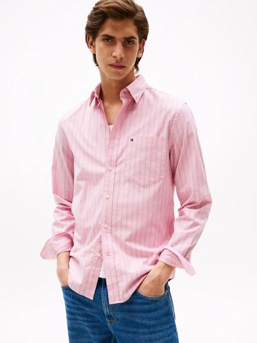 Chemise Oxford Coupe Standard À Rayures Lt Oxford Lined Stripe Rf Shirt/Rose Petal / Stripe - Xl