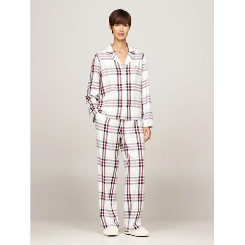 Coffret Cadeau Pyjama Et Chaussons Original Gift Full Flannel Pj Set&slipper/Heritage Check Ivory - L