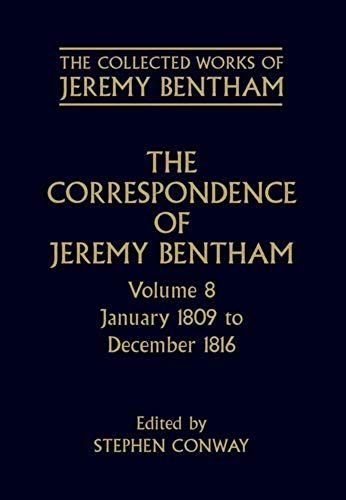 The Correspondence Of Jeremy Bentham