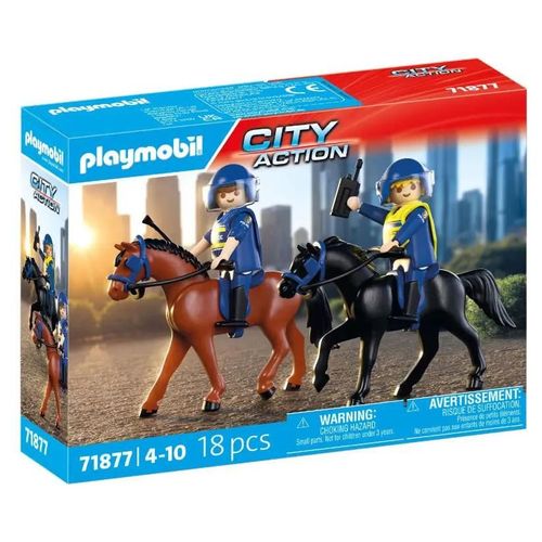 Playmobil City Action 71877 - Police à Cheval