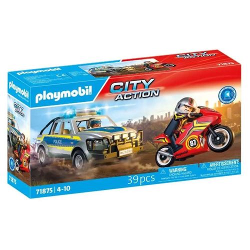Playmobil City Action 71875 - Course-poursuite avec la police